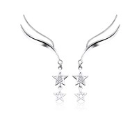 Silver Earring Star Shape EL-134